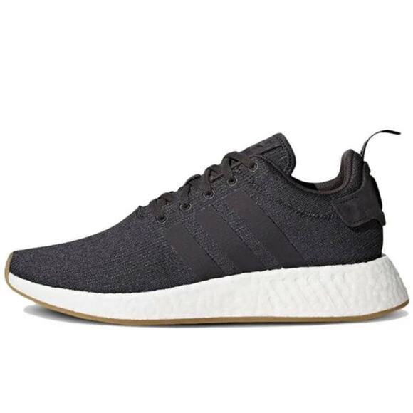 Adidas NMD R2 Primeknit Grey Five Core Black Sneaker - Picture 9 of 9